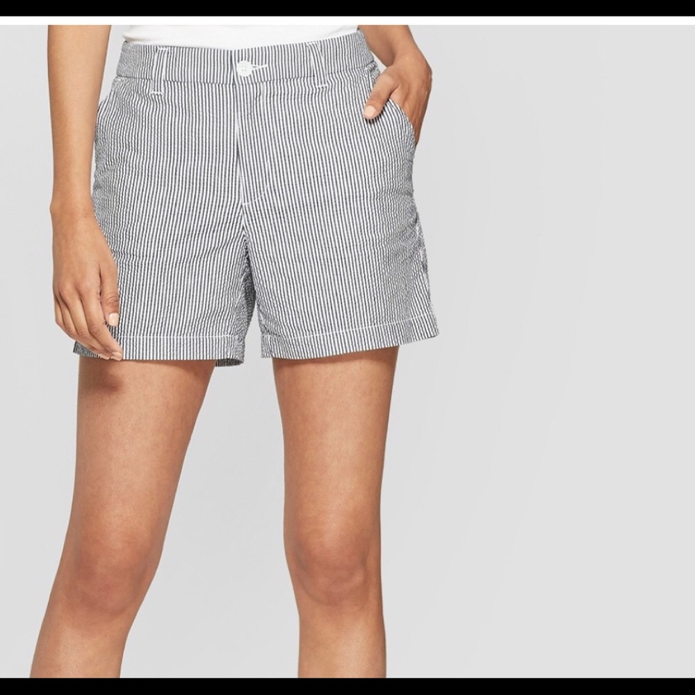 Denim Chino shorts size 6